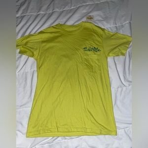 Salt Life Men Yellow Fish T-Shirt